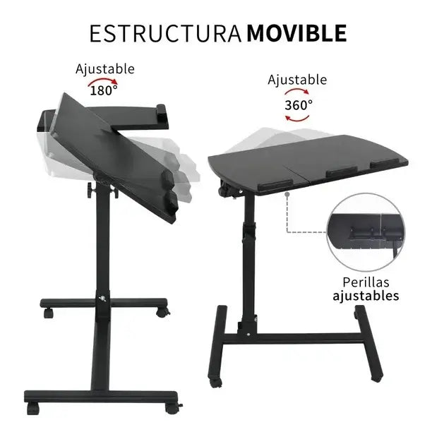 MESA PARA COMPUTADOR CON RUEDAS
